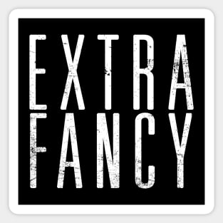 EXTRA FANCY Funny Bold Bratty Positive Minimalist Sticker